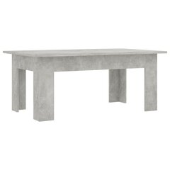 vidaXL Sohvapöytä betoninharmaa 100x60x42 cm lastulevy hinta ja tiedot | Sohvapöydät | hobbyhall.fi