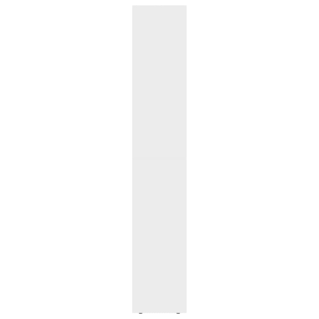 vidaXL Kirjahylly korkeakiilto valkoinen 36x30x171 cm lastulevy hinta ja tiedot | Hyllyt | hobbyhall.fi