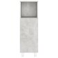 vidaXL Kylpyhuonekaappi betoninharmaa 30x30x95 cm lastulevy hinta ja tiedot | Kylpyhuonekaapit | hobbyhall.fi