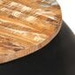 vidaXL Sohvapöytä musta 68x68x30 cm kierrätetty täyspuu hinta ja tiedot | Sohvapöydät | hobbyhall.fi