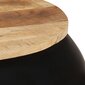 vidaXL Sohvapöytä musta 68x68x30 cm täysi mangopuu hinta ja tiedot | Sohvapöydät | hobbyhall.fi