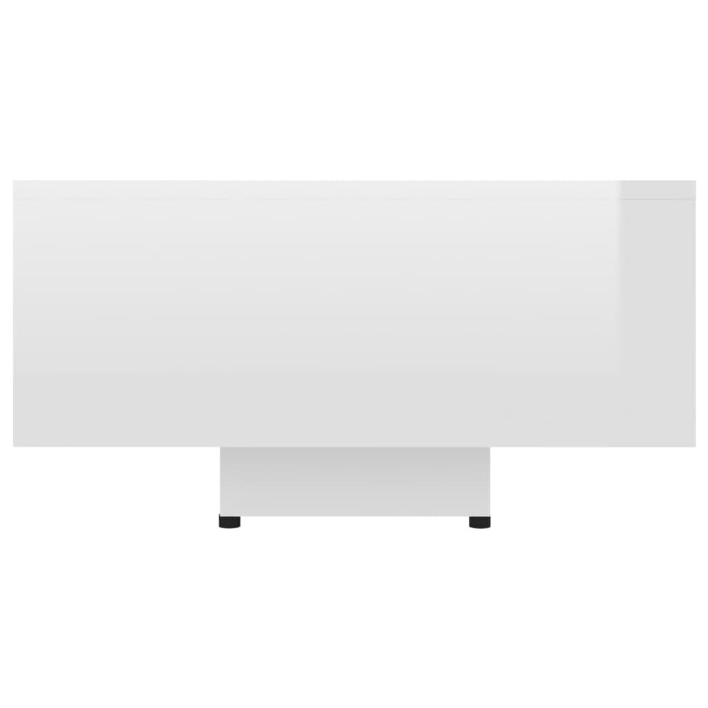 vidaXL Sohvapöytä korkeakiilto valkoinen 85x55x31 cm lastulevy hinta ja tiedot | Sohvapöydät | hobbyhall.fi