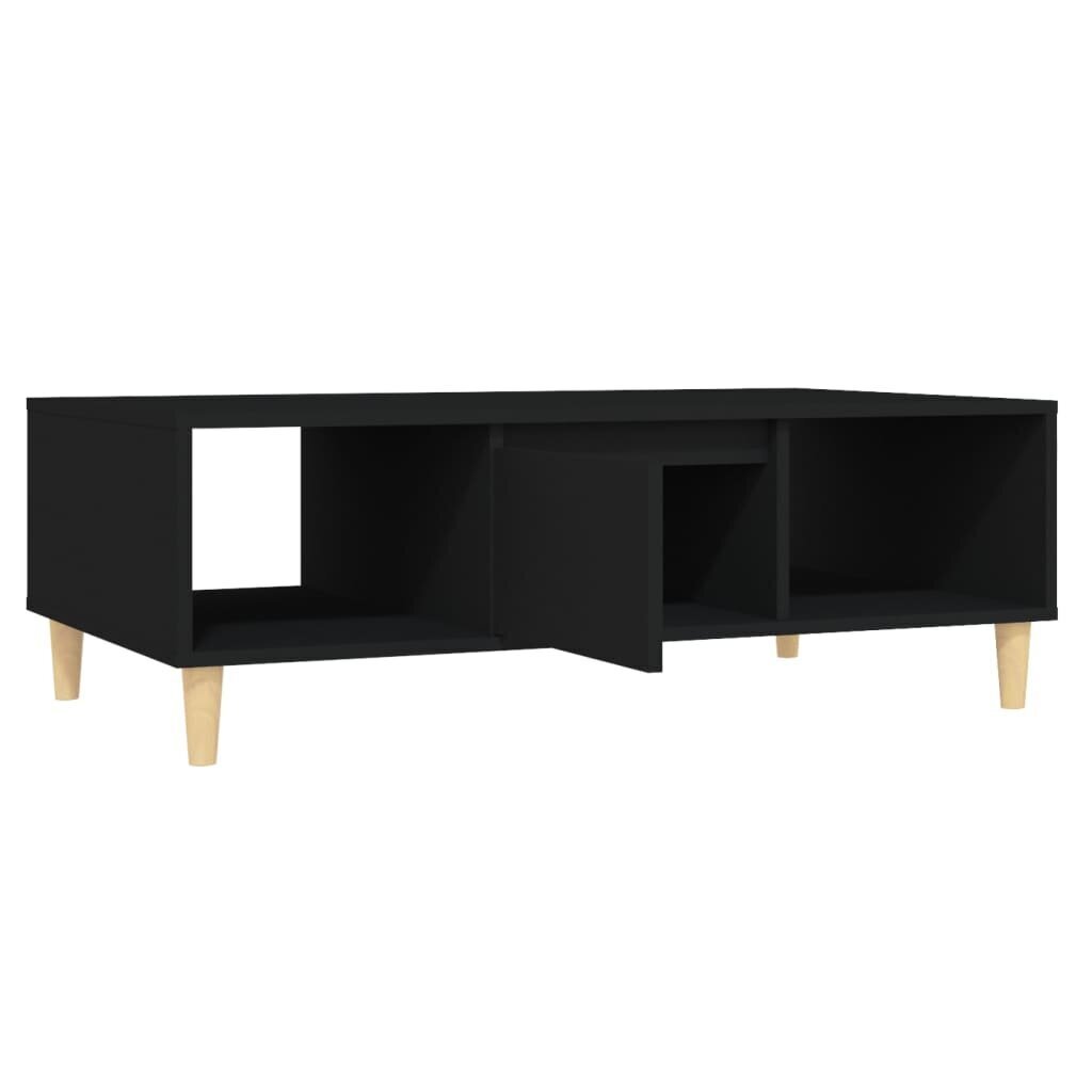 vidaXL Sohvapöytä musta 103,5x60x35 cm lastulevy hinta ja tiedot | Sohvapöydät | hobbyhall.fi