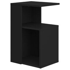 vidaXL Sivupöytä musta 36x30x56 cm lastulevy hinta ja tiedot | Sohvapöydät | hobbyhall.fi