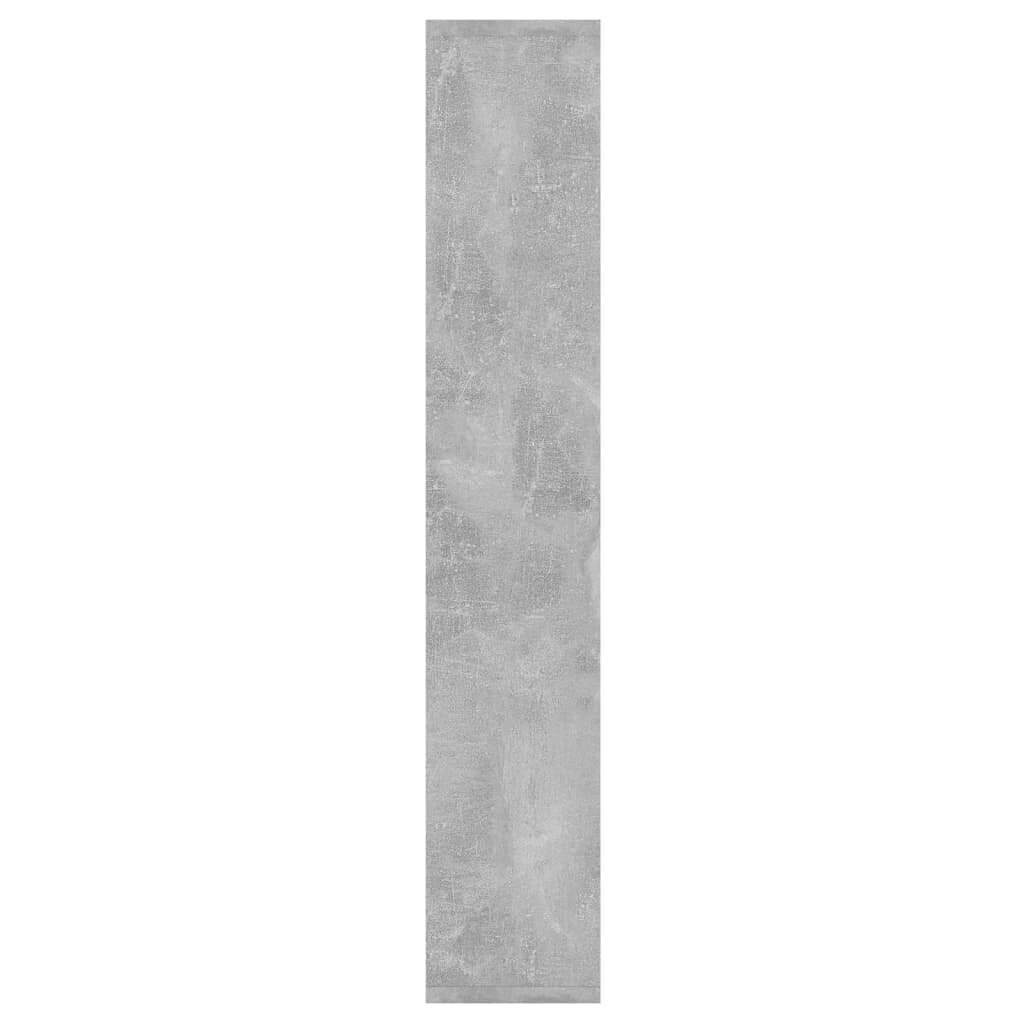 vidaXL Seinähylly betoninharmaa 36x16x90 cm lastulevy hinta ja tiedot | Hyllyt | hobbyhall.fi