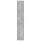 vidaXL Seinähylly betoninharmaa 36x16x90 cm lastulevy hinta ja tiedot | Hyllyt | hobbyhall.fi