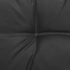 vidaXL 2-istuttava Puutarhasohva tyynyillä harmaa täysi mänty hinta ja tiedot | Puutarhatuolit | hobbyhall.fi