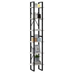 vidaXL Korkea kaappi valkoinen 40x30x210 cm täysi mänty hinta ja tiedot | Hyllyt | hobbyhall.fi