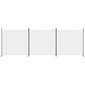 vidaXL 3-paneelinen Tilanjakaja valkoinen 525x180 cm kangas hinta ja tiedot | Sermit ja tilanjakajat | hobbyhall.fi