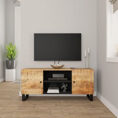 vidaXL TV-taso 105x33x46 cm täysi mangopuu hinta ja tiedot | TV-tasot | hobbyhall.fi