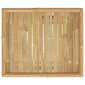 vidaXL Puutarhapöytä 65x55x30 cm bambu hinta ja tiedot | Puutarhapöydät | hobbyhall.fi