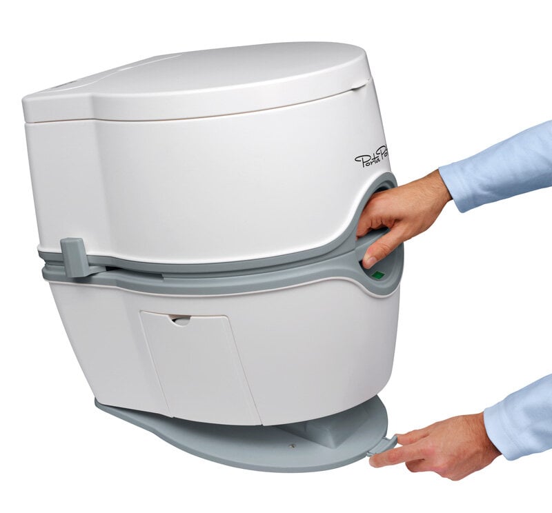 Kannettava WC Thetford Porta Potti 565E, sähköinen, valkoinen hinta ja tiedot | Kuivakäymälät | hobbyhall.fi