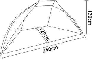 Rantateltta, sininen hinta ja tiedot | Teltat | hobbyhall.fi