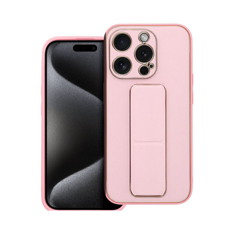 Kickstand iPhone 15 Pro Max (6,7″) - Pinkki hinta ja tiedot | Puhelimen kuoret ja kotelot | hobbyhall.fi