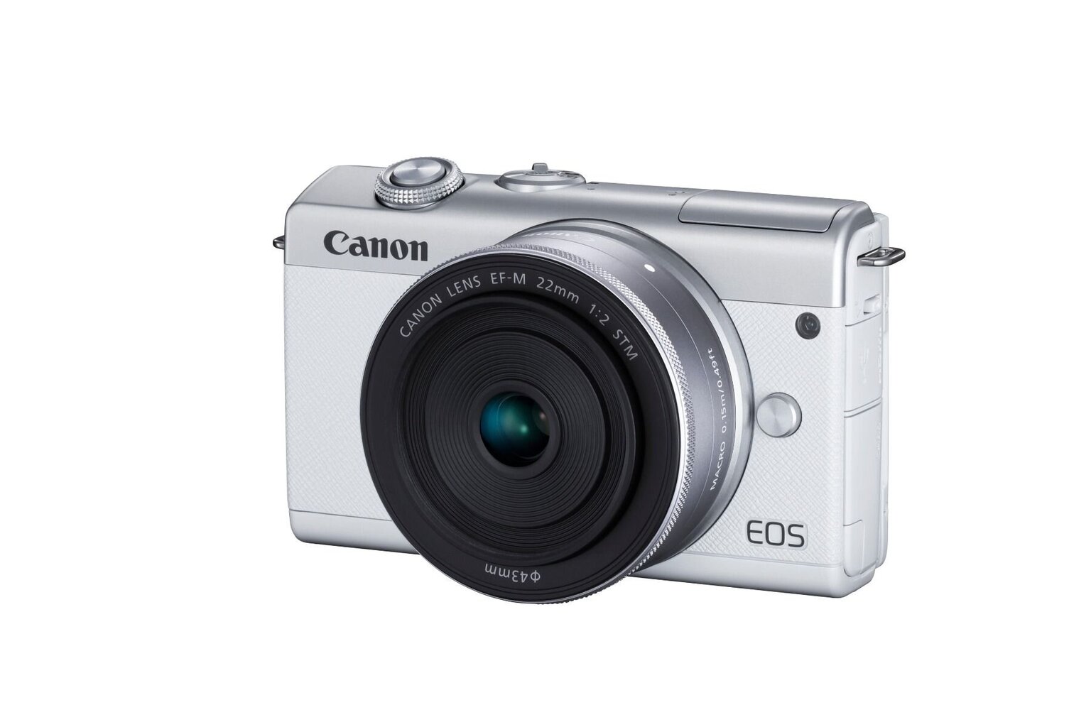 Canon EOS M200 15-45mm IS STM + EF-M 22mm IS STM (White) hinta ja tiedot | Kamerat | hobbyhall.fi