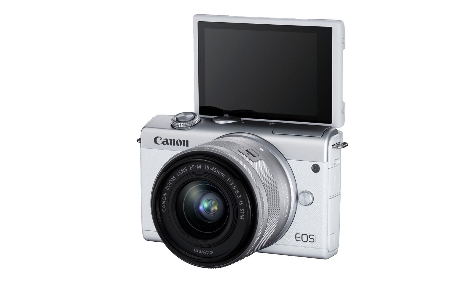 Canon EOS M200 15-45mm IS STM + EF-M 22mm IS STM (White) hinta ja tiedot | Kamerat | hobbyhall.fi