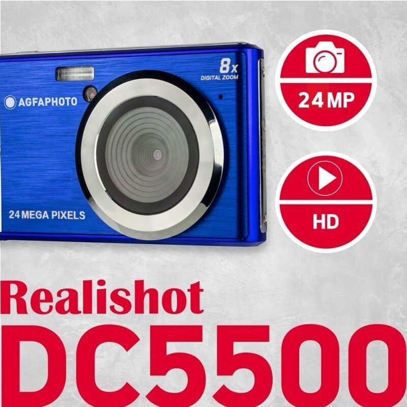 AgfaPhoto DC5500BL hinta ja tiedot | Kamerat | hobbyhall.fi