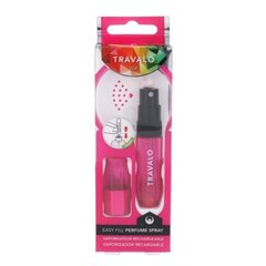 Matkahajuvesipullo Travalo Ice Refillable Bottle Dark Pink, 5 ml hinta ja tiedot | Koiran matkatarvikkeet | hobbyhall.fi