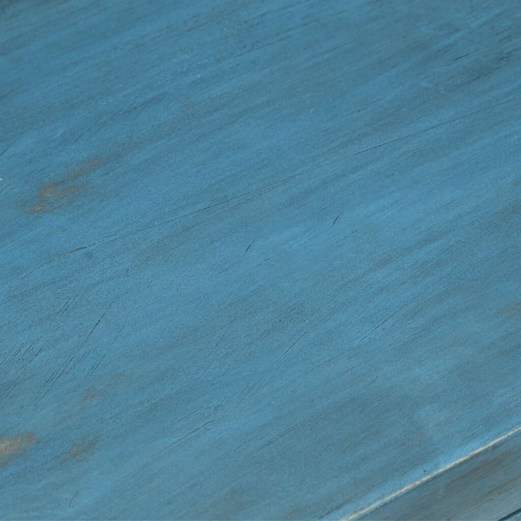 vidaXL Yöpöytä täysi mangopuu 40x30x50 cm sininen hinta ja tiedot | Yöpöydät | hobbyhall.fi