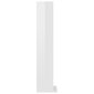 vidaXL CD-hylly korkeakiilto valkoinen 21x20x88 cm tekninen puu hinta ja tiedot | Hyllyt | hobbyhall.fi