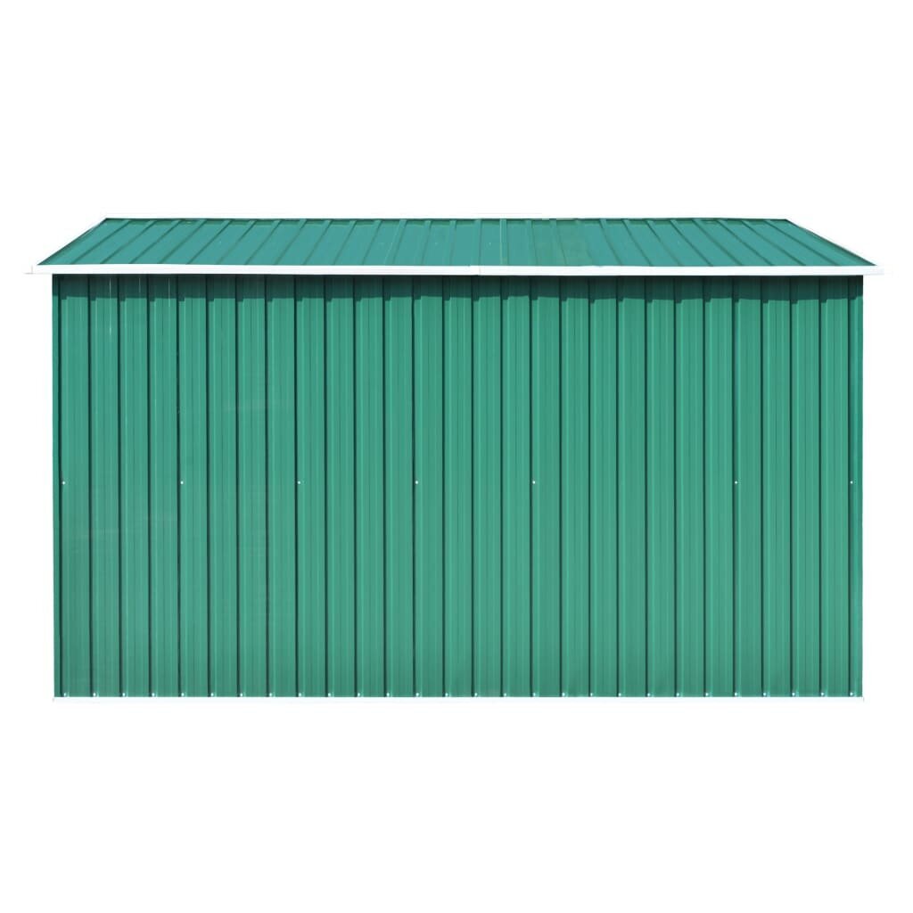 vidaXL Puutarhavaja 257x298x178 cm metalli vihreä hinta ja tiedot | Piharakennukset | hobbyhall.fi