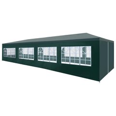 vidaXL Juhlateltta 3x12 m vihreä hinta ja tiedot | Puutarhapaviljongit | hobbyhall.fi