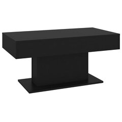 vidaXL Sohvapöytä musta 96x50x45 cm lastulevy hinta ja tiedot | Sohvapöydät | hobbyhall.fi