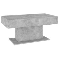 vidaXL Sohvapöytä betoninharmaa 96x50x45 cm lastulevy hinta ja tiedot | Sohvapöydät | hobbyhall.fi