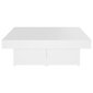 vidaXL Sohvapöytä valkoinen 90x90x28 cm lastulevy hinta ja tiedot | Sohvapöydät | hobbyhall.fi
