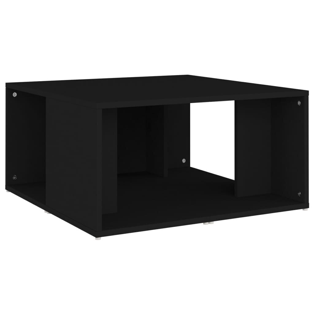 vidaXL Sohvapöydät 4 kpl musta 33x33x33 cm lastulevy hinta ja tiedot | Sohvapöydät | hobbyhall.fi
