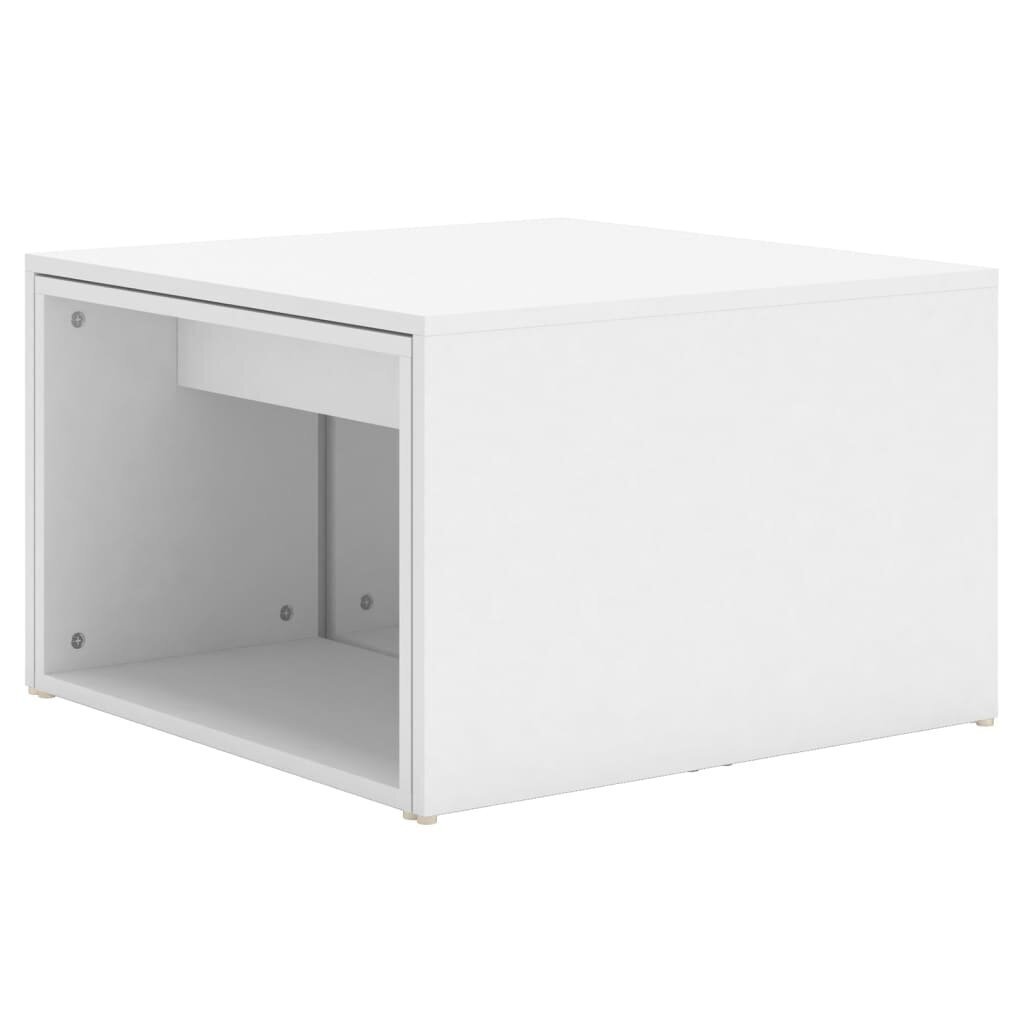 vidaXL 3-osainen Sohvapöytäsarja valkoinen 60x60x30 cm lastulevy hinta ja tiedot | Sohvapöydät | hobbyhall.fi
