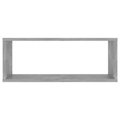 vidaXL Kuutioseinähyllyt 6 kpl betoninharmaa 60x15x23 cm lastulevy hinta ja tiedot | Hyllyt | hobbyhall.fi