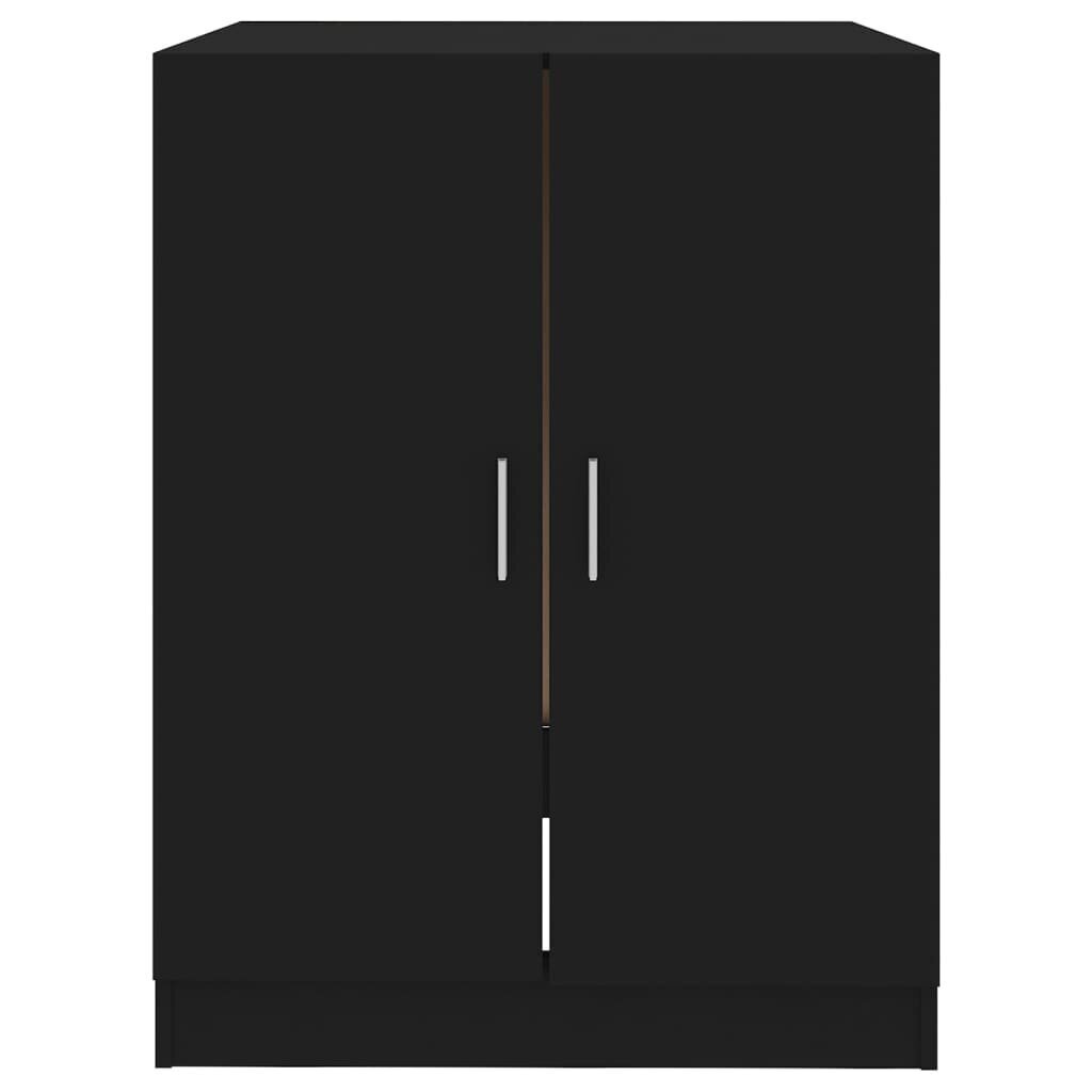 vidaXL Pesukonekaappi musta 71x71,5x91,5 cm hinta ja tiedot | Kylpyhuonekaapit | hobbyhall.fi