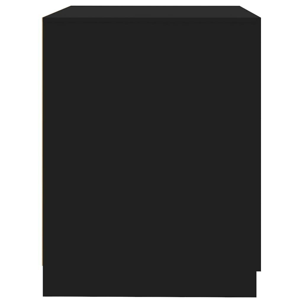 vidaXL Pesukonekaappi musta 71x71,5x91,5 cm hinta ja tiedot | Kylpyhuonekaapit | hobbyhall.fi