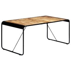 vidaXL Ruokapöytä 180x90x76 cm täysi karkea mangopuu hinta ja tiedot | Ruokapöydät | hobbyhall.fi