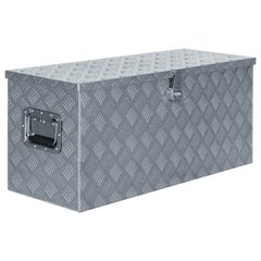 vidaXL Alumiinilaatikko 90,5x35x40 cm hopea hinta ja tiedot | Ei ole määritelty Työkalut | hobbyhall.fi