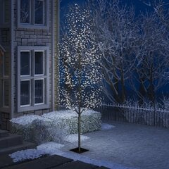 vidaXL Joulukuusi 1 200 kylmän valkoista LED-valoa kirsikankukka 400cm hinta ja tiedot | Joulukoristeet | hobbyhall.fi