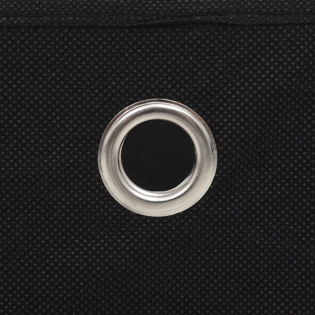 vidaXL Säilytyslaatikot 4 kpl kuitukangas 32x32x32 cm musta hinta ja tiedot | Säilytyslaatikot ja -korit | hobbyhall.fi