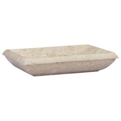 vidaXL Pesuallas kerma 50x35x10 cm marmori hinta ja tiedot | Pesualtaat | hobbyhall.fi