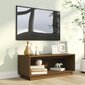 vidaXL TV-taso hunajanruskea 90x35x35 cm täysi mänty hinta ja tiedot | TV-tasot | hobbyhall.fi