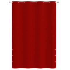 vidaXL Parvekkeen suoja punainen 160x240 cm Oxford kangas hinta ja tiedot | Aurinkovarjot ja markiisit | hobbyhall.fi
