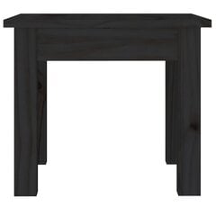 vidaXL Sohvapöytä musta 35x35x30 cm täysi mänty hinta ja tiedot | Sohvapöydät | hobbyhall.fi