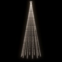 vidaXL Joulukuusi piikillä 732 kylmän valkoista LED-valoa 500 cm hinta ja tiedot | Joulukoristeet | hobbyhall.fi