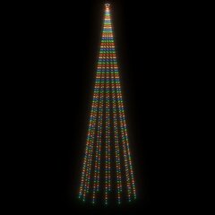 vidaXL Joulukuusi piikillä 1134 moniväristä LED-valoa 800 cm hinta ja tiedot | Joulukoristeet | hobbyhall.fi