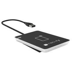 Kontaktiton älykortinlukija Techly NFC RFID 13,56 MHz, USB 2.0 hinta ja tiedot | Techly Tietokoneet ja pelaaminen | hobbyhall.fi