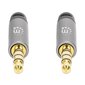 Manhattan AUX Audio Stereo Mini Jack 3.5mm TRRS 2m hinta ja tiedot | Puhelinkaapelit | hobbyhall.fi