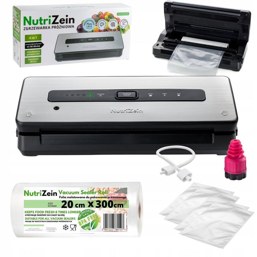 NutriZein NZVS6000 hinta ja tiedot | Vakuumikoneet | hobbyhall.fi