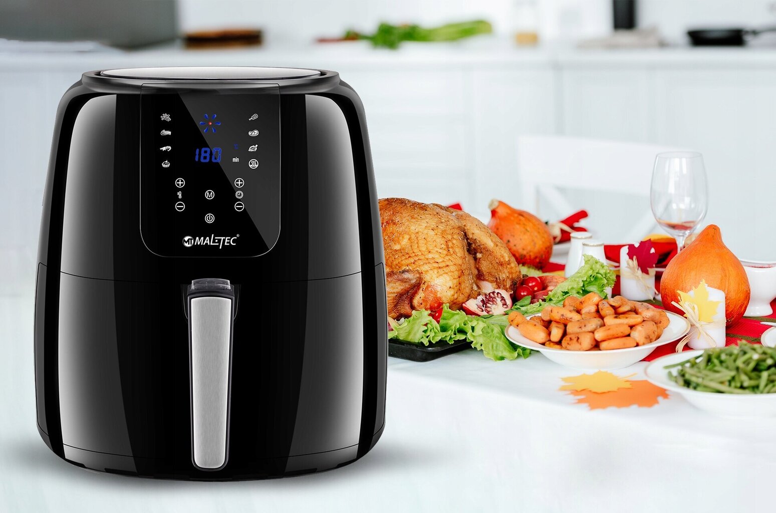 Maltec AirFryer XL 1800W 8L hinta ja tiedot | Airfryerit ja friteerauskeittimet | hobbyhall.fi