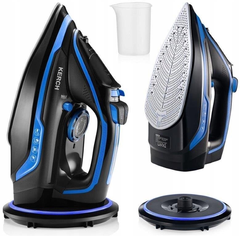 Langaton höyrysilitysrauta Kerch Ultimate Blue 2600W hinta ja tiedot | Silitysraudat | hobbyhall.fi