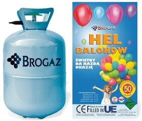 Heliumkaasupullo ilmapalloille, 13,6 l, 0,4 m³, sininen hinta ja tiedot | Ilmapallot | hobbyhall.fi